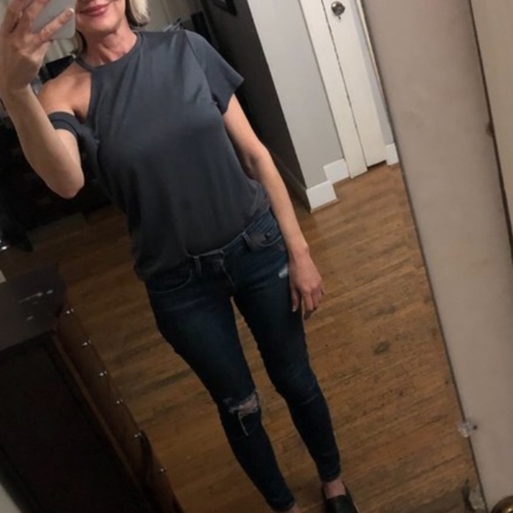 Cold Shoulder Tee​ - Picture 4 of 7